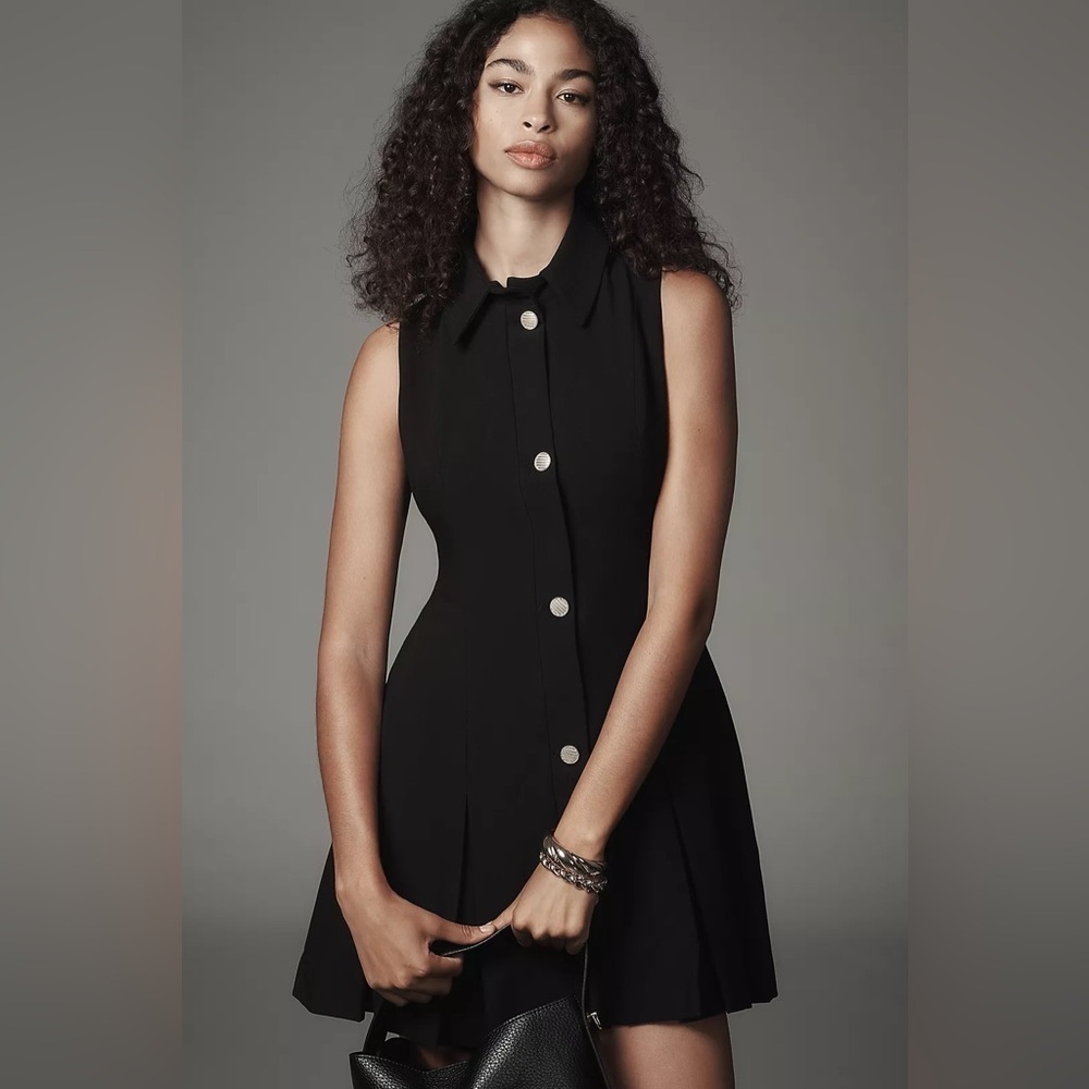 NWT Size L - Maeve Button-Front Mini Dress (NWT US$ 158)